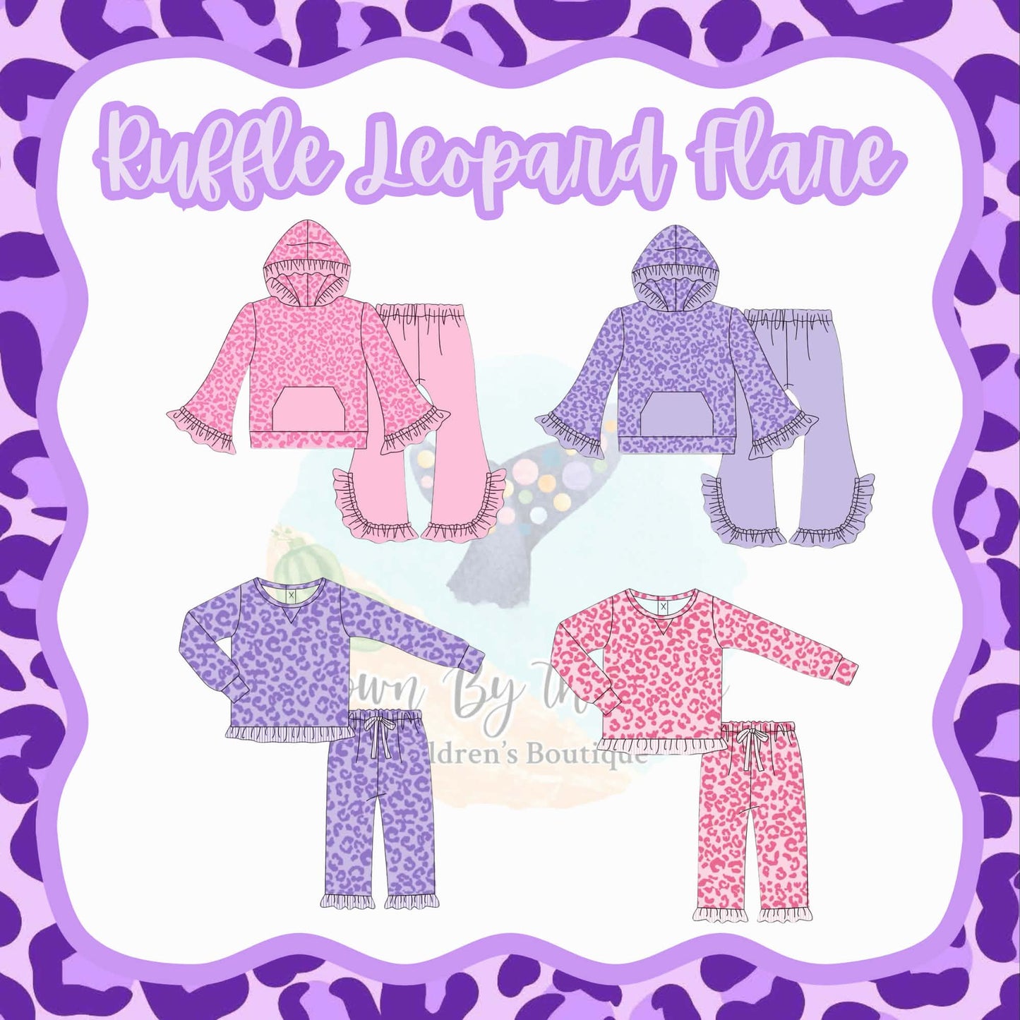 Winter Variety #4: Ruffle Leopard Flare