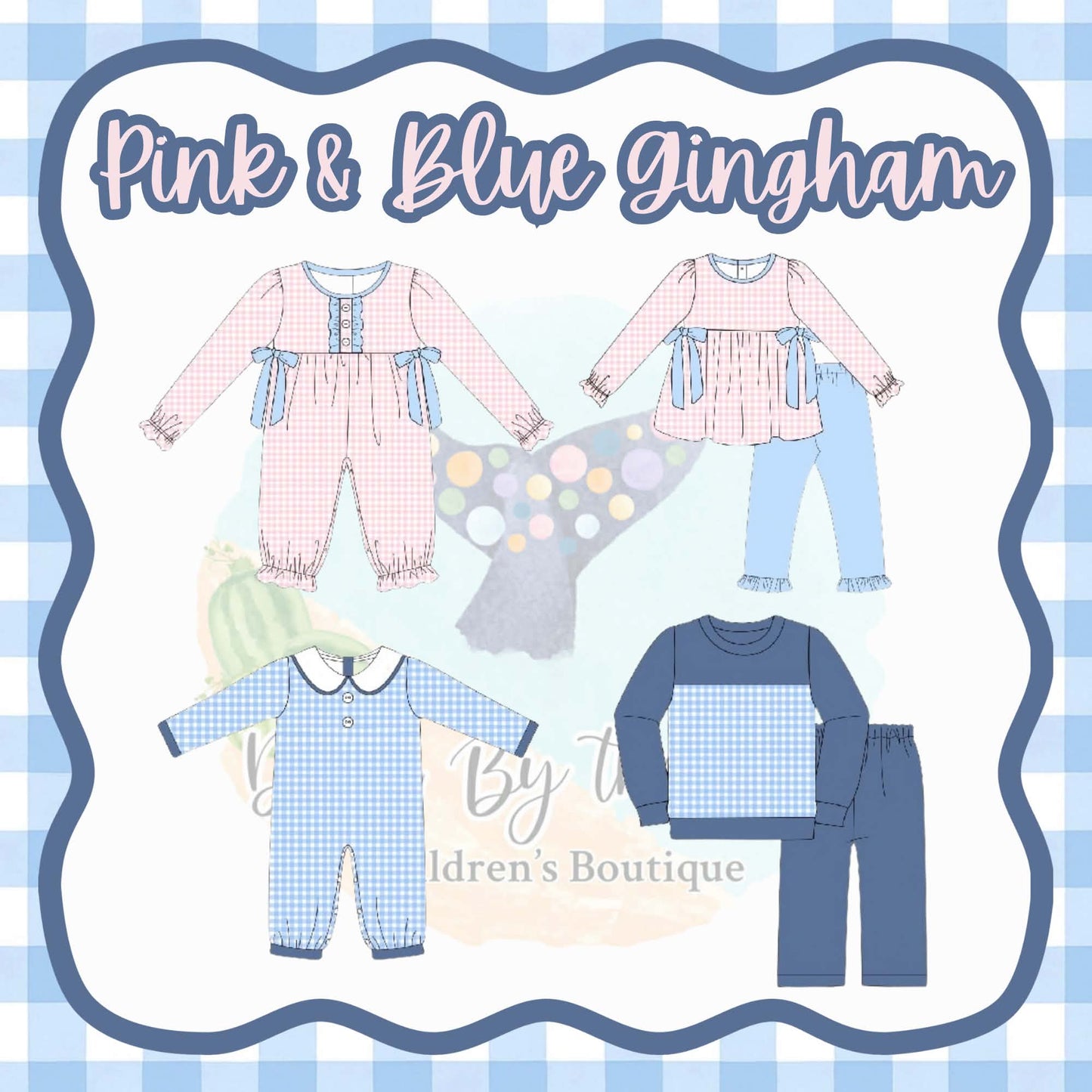 Winter Variety #5: Pink & Blue Gingham