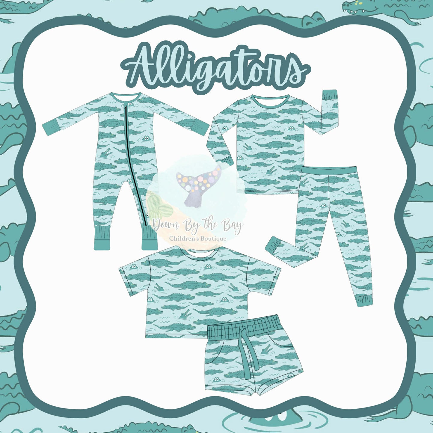 DBTB Bamboo Southern Drop: Alligators