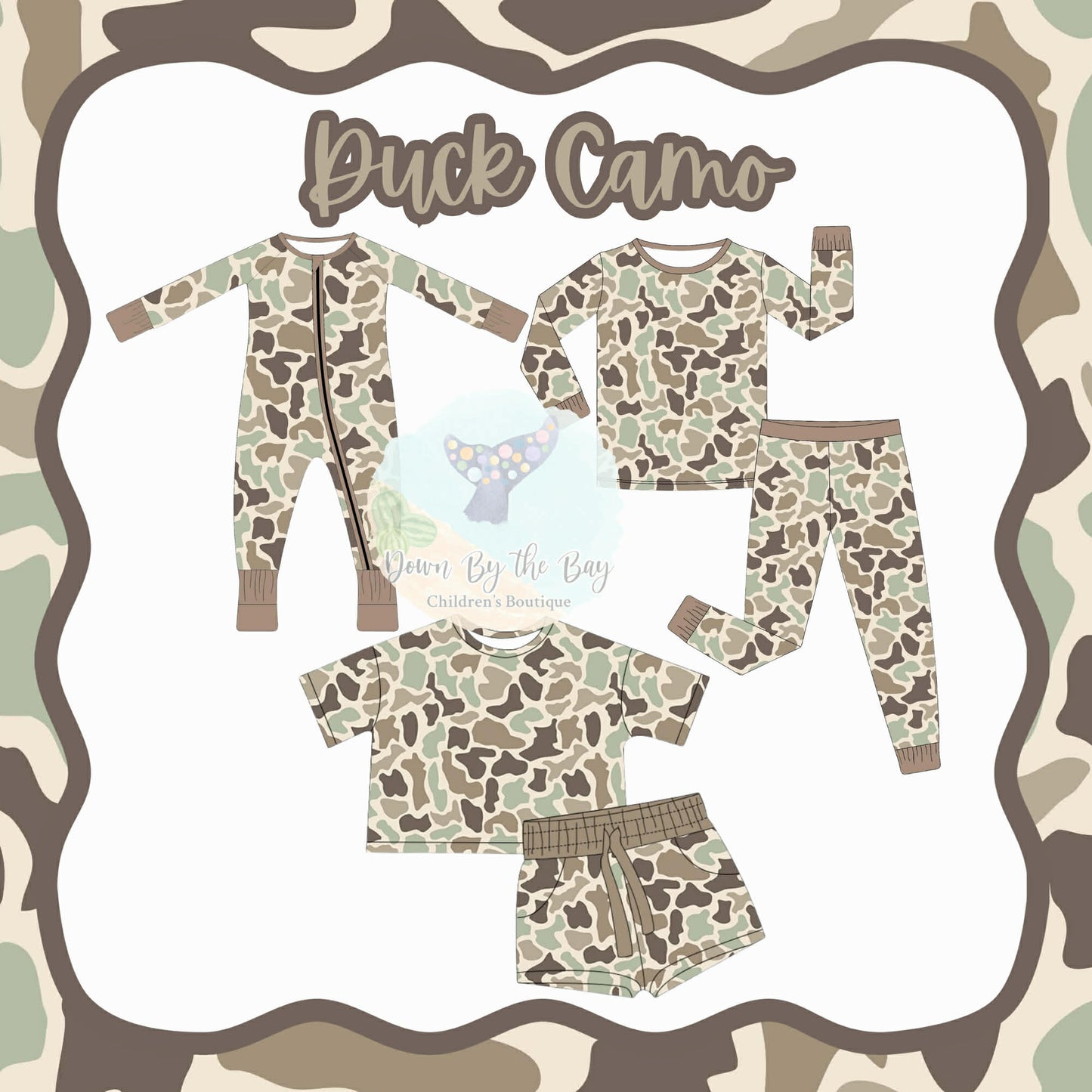 DBTB Bamboo Southern Drop: Duck Camo