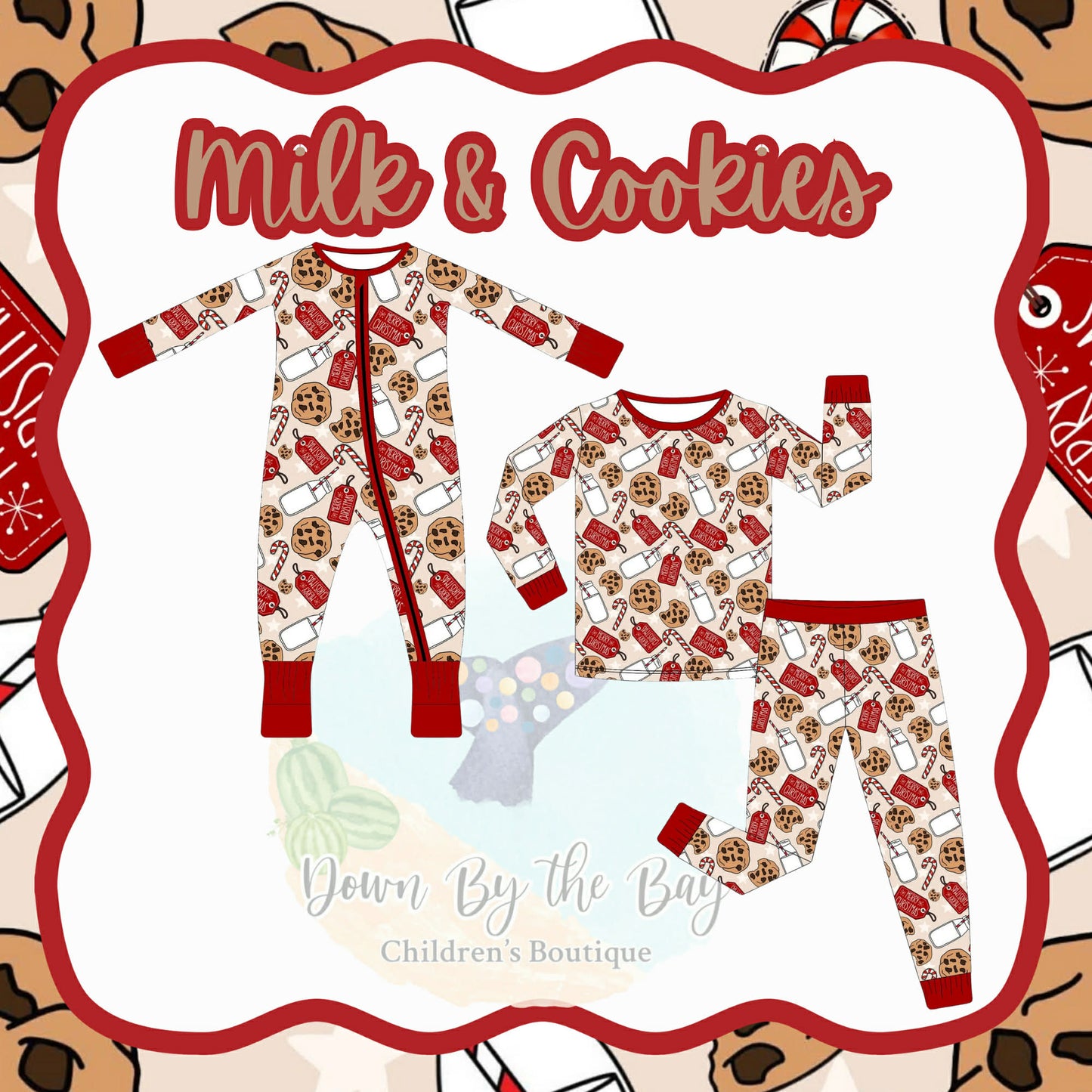 DBTB Bamboo Christmas Drop: Milk & Cookies