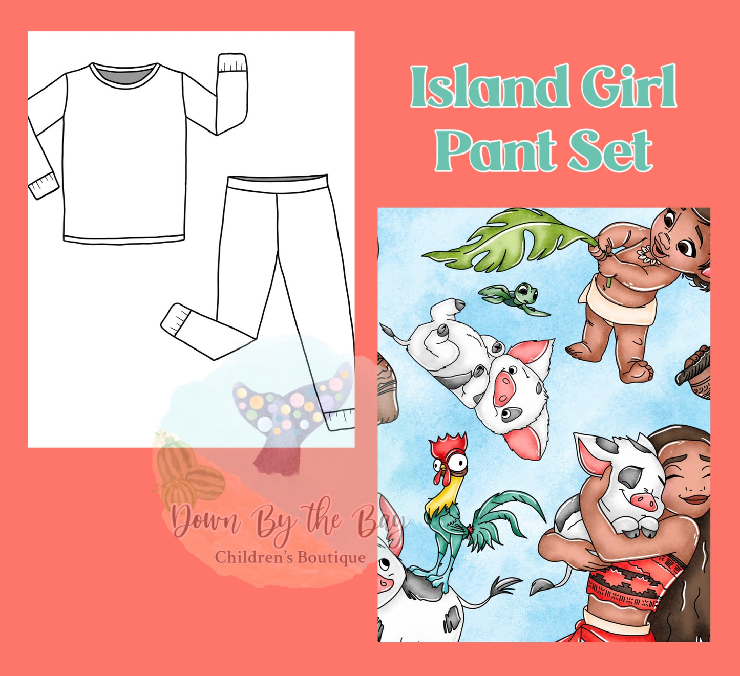 DBTB Bamboo 10K SALE: Island Girl Pant Set