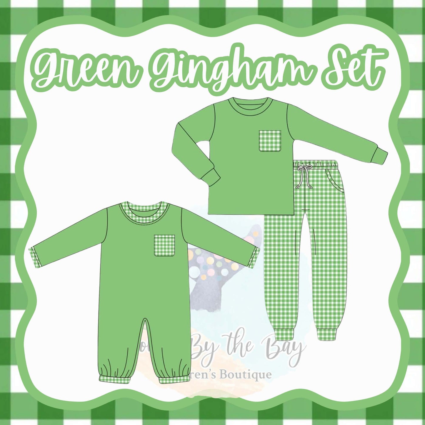 Winter Variety #5: Green Gingham
