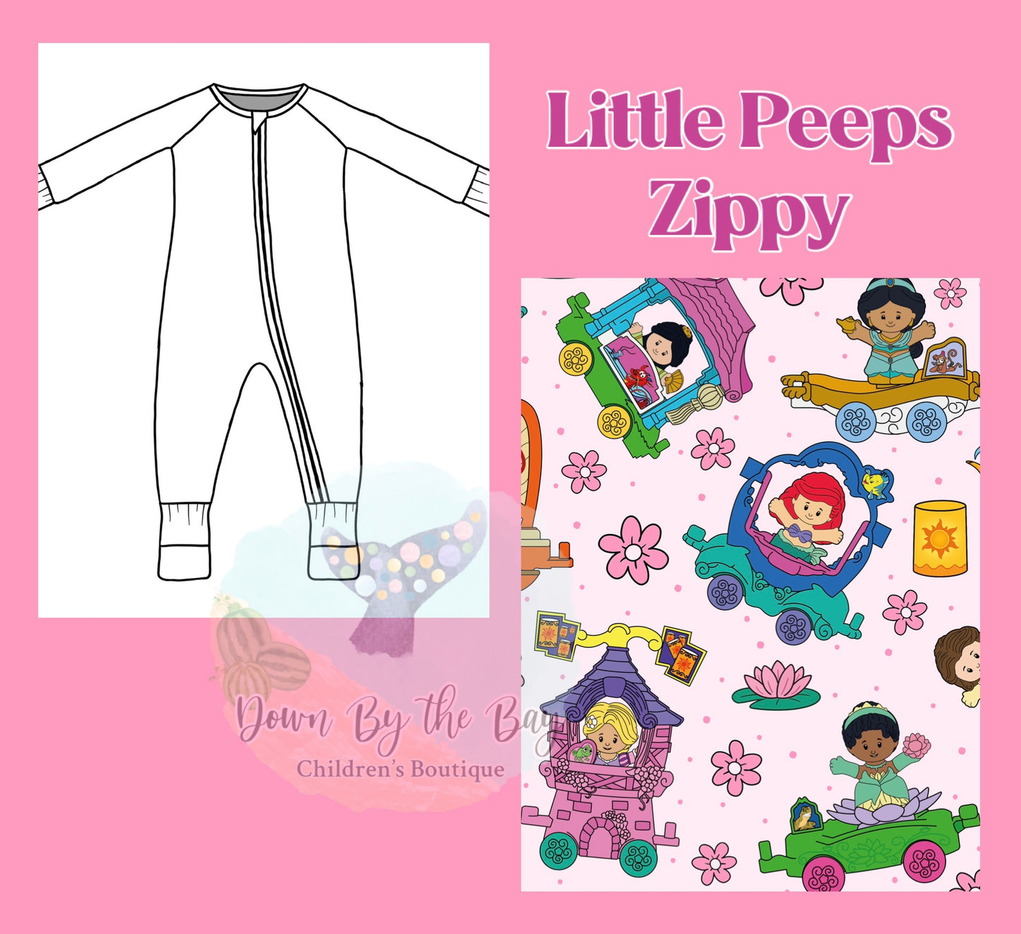 DBTB Bamboo 10K SALE: Little Peeps Zippy