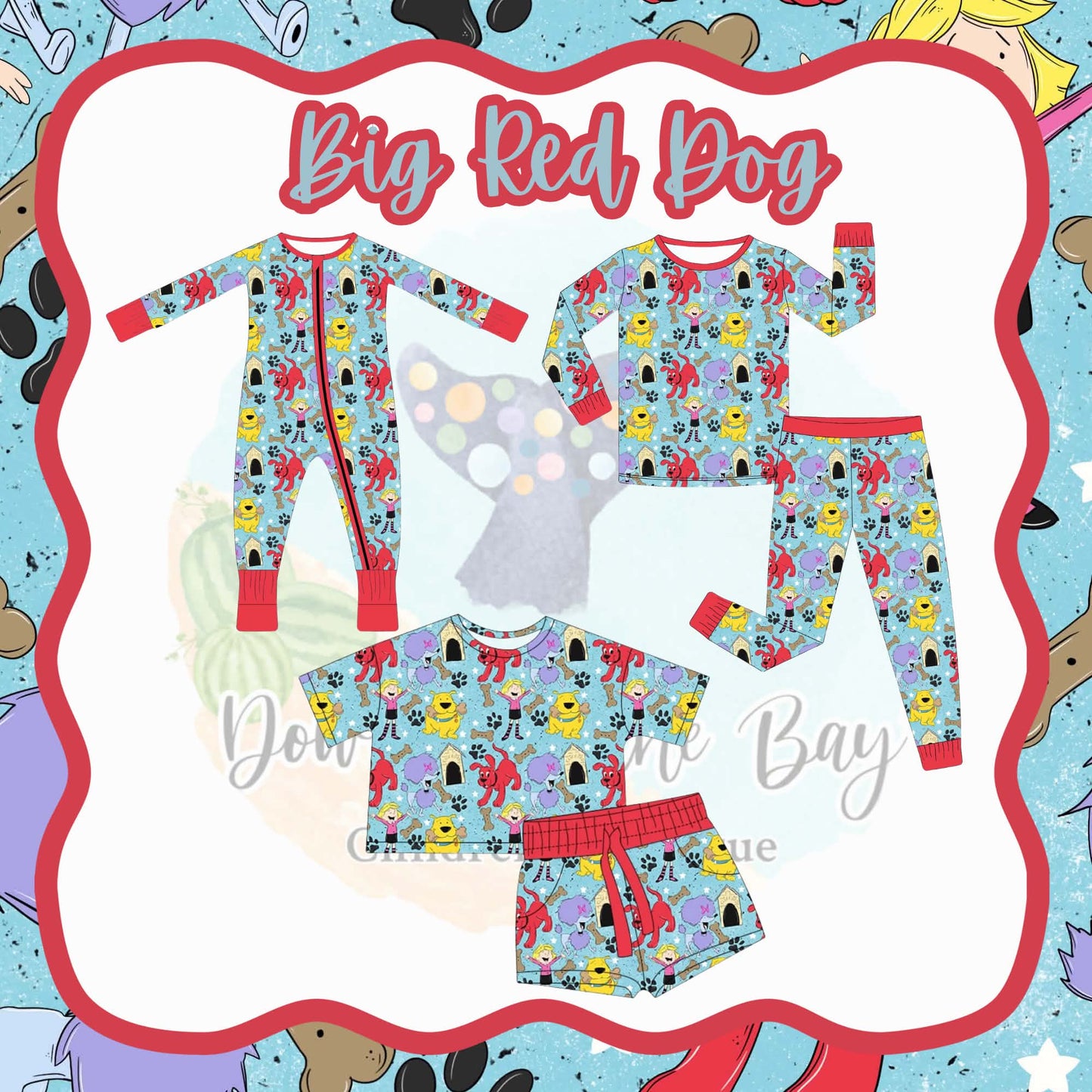 DBTB Bamboo Storytime Drop: Big Red Dog