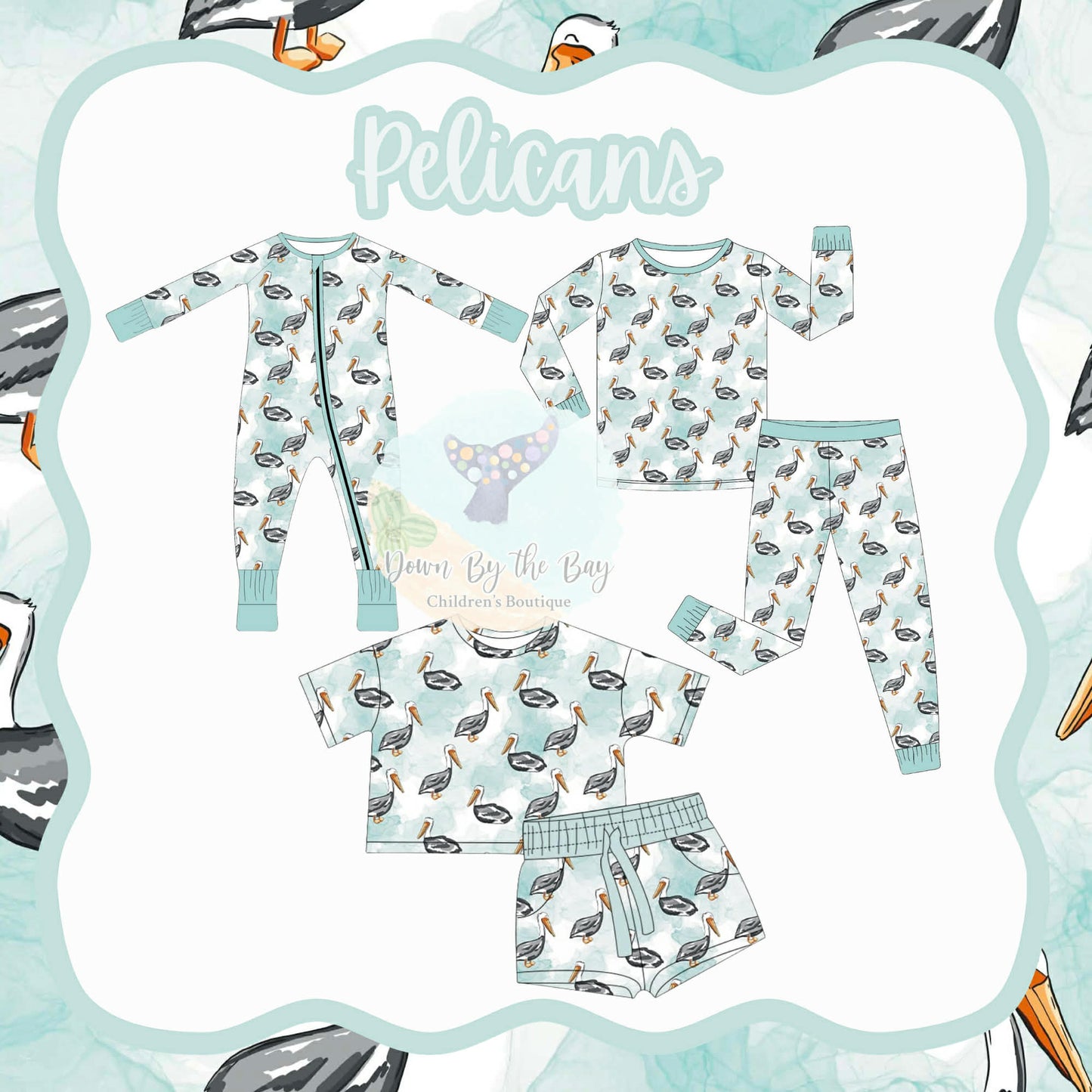 DBTB Bamboo Southern Drop: Pelicans
