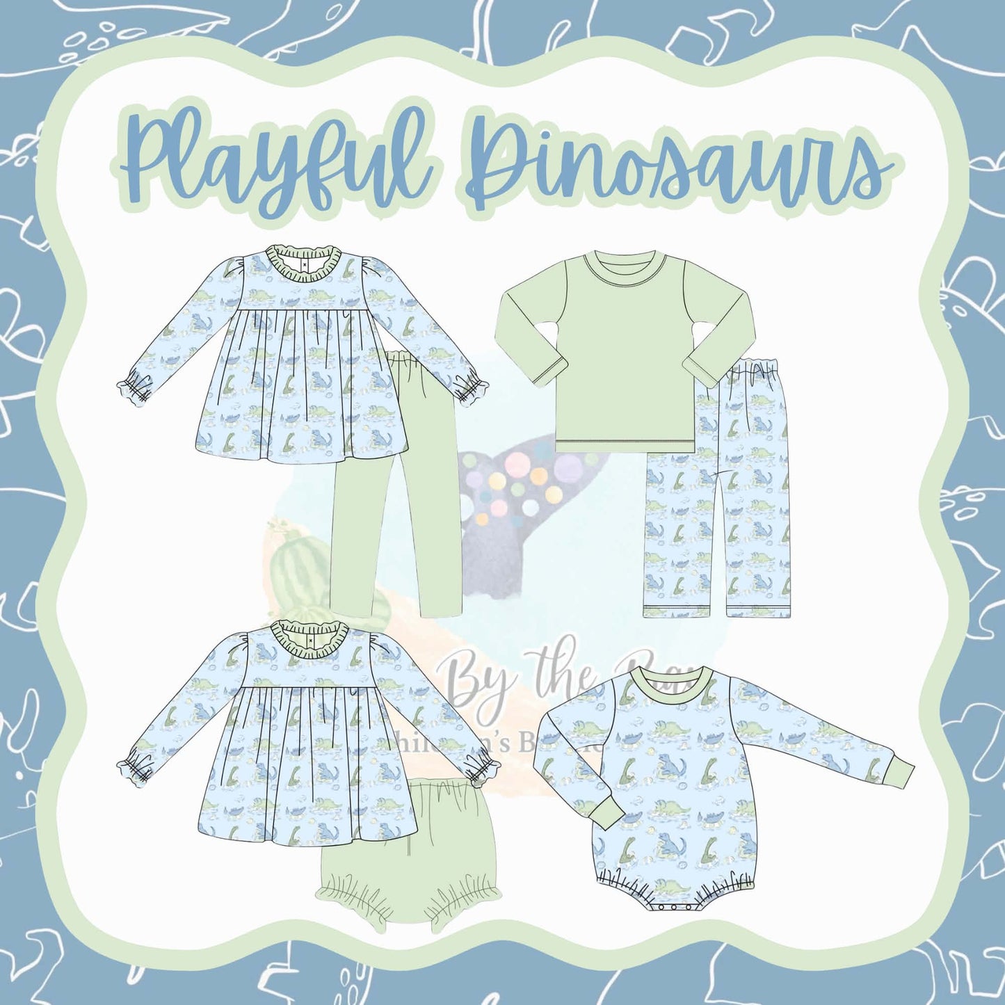 Winter Variety #5: Playful Dinosaurs