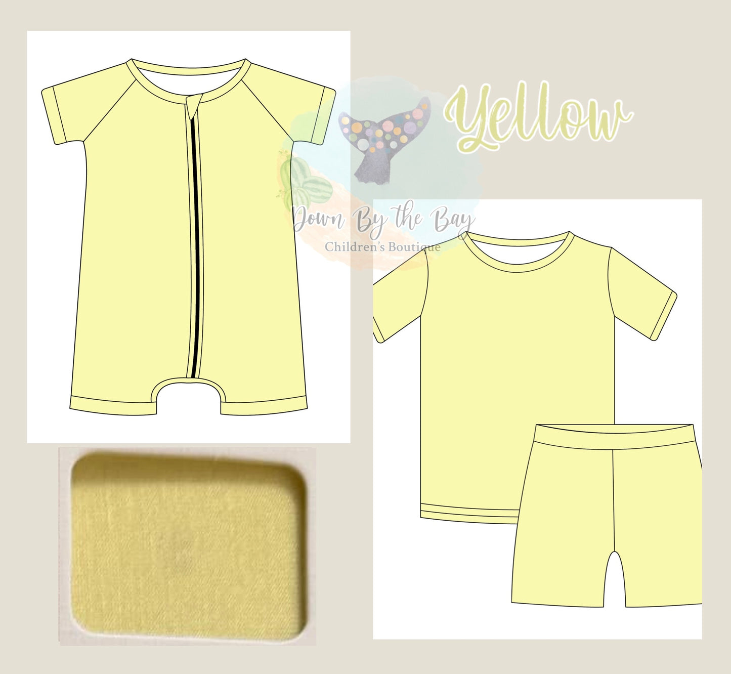 DBTB Bamboo Solids Drop: Yellow