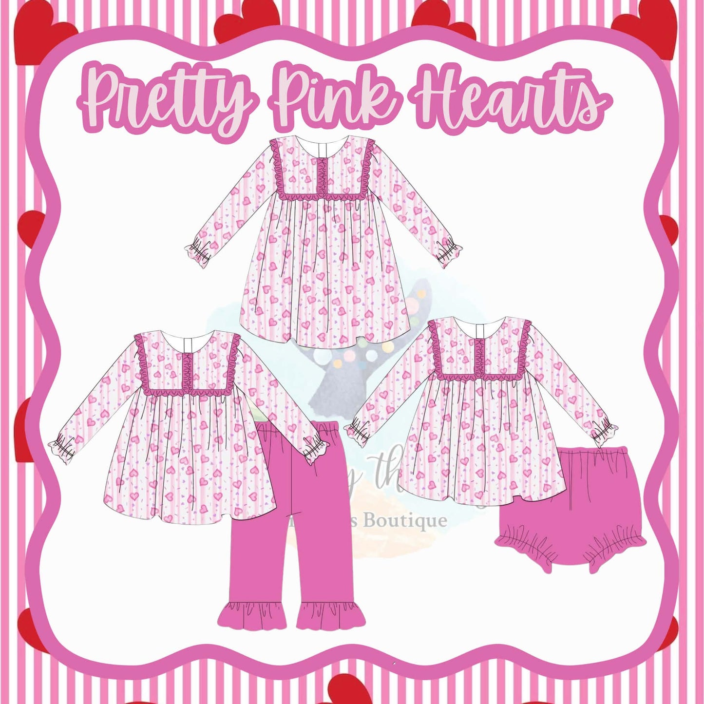 Winter Variety #4: Pretty Pink Hearts