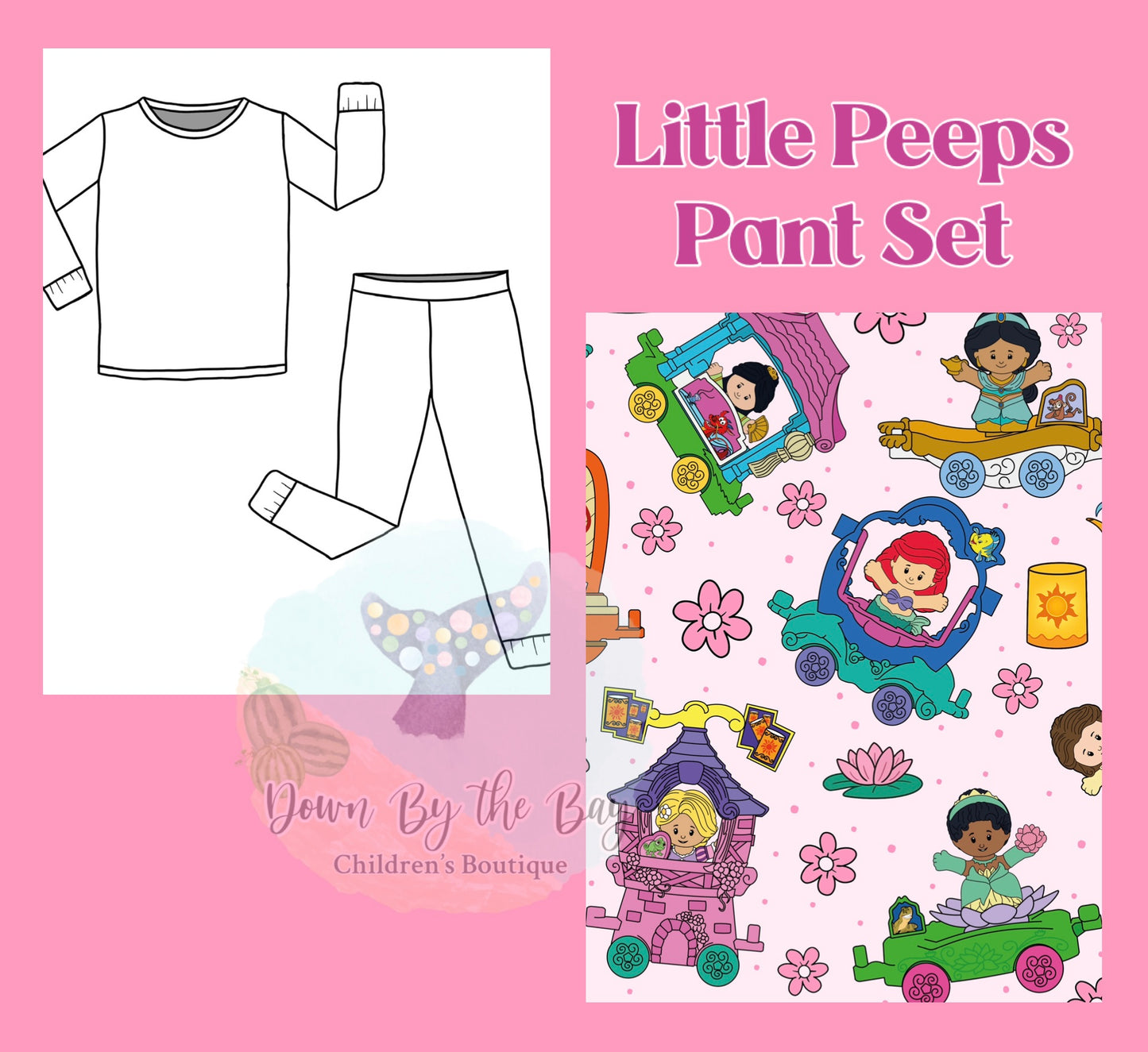 DBTB Bamboo 10K SALE: Little Peeps Pant Set