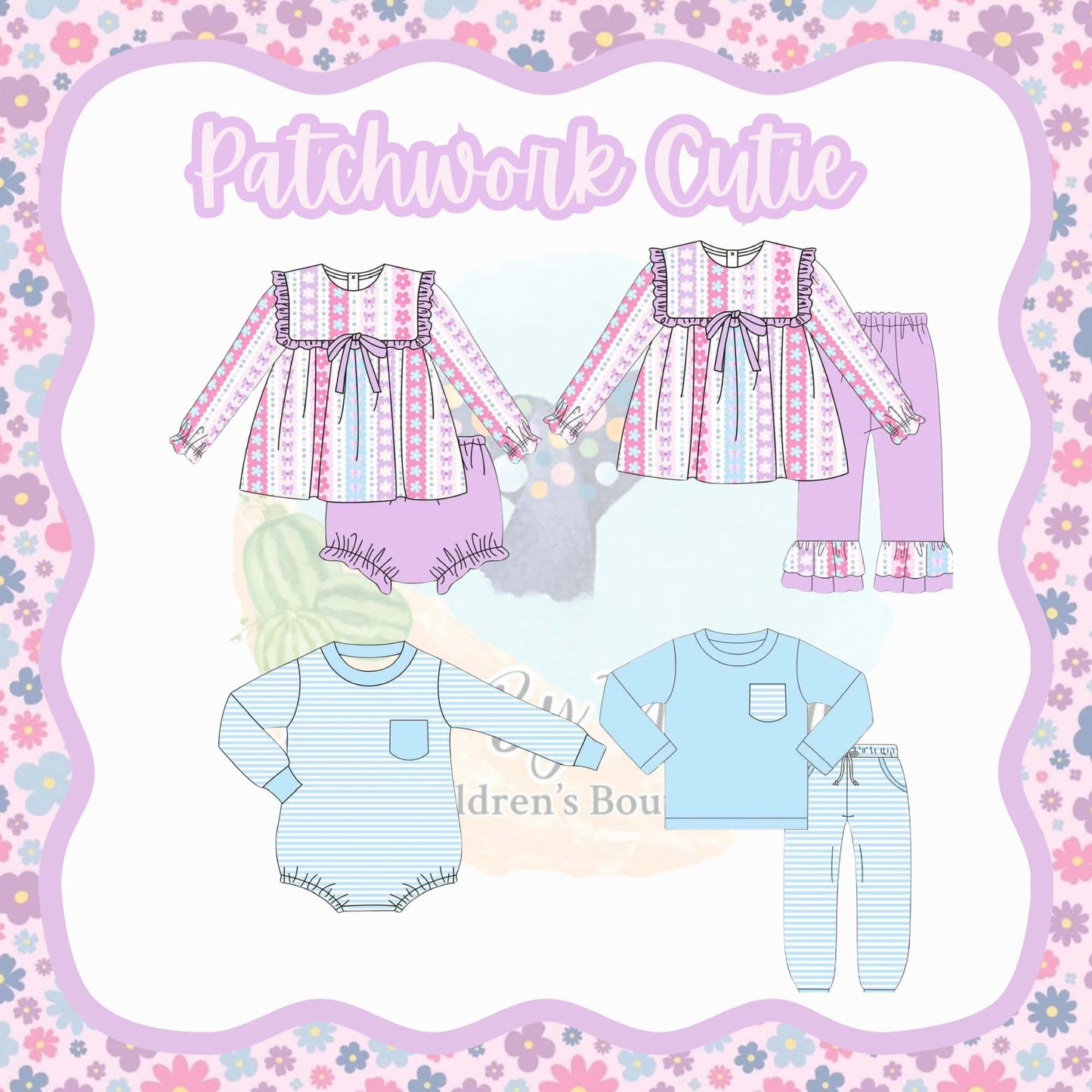 Winter Variety #5: Purple Patchwork Cutie