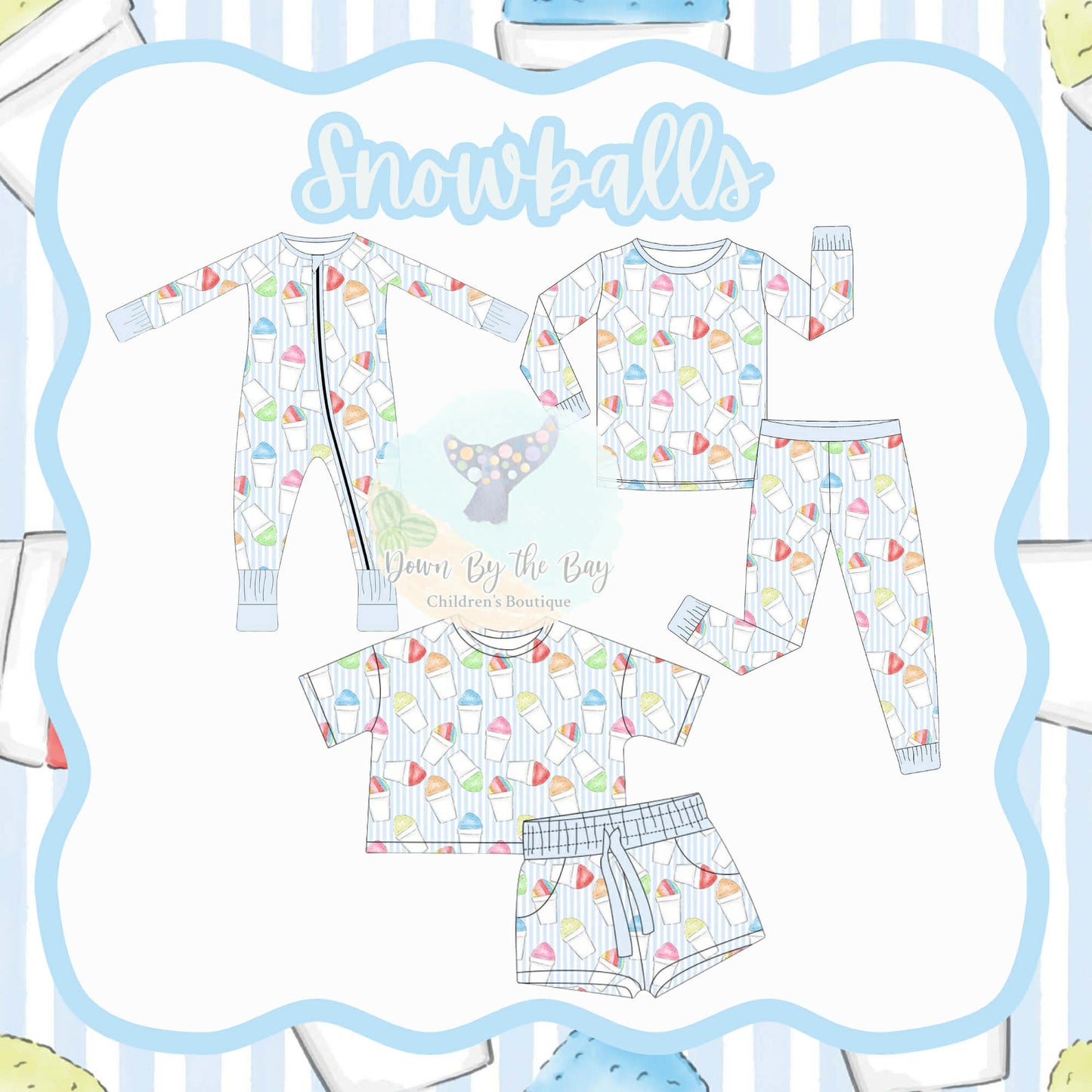 DBTB Bamboo Southern Drop: Snowballs