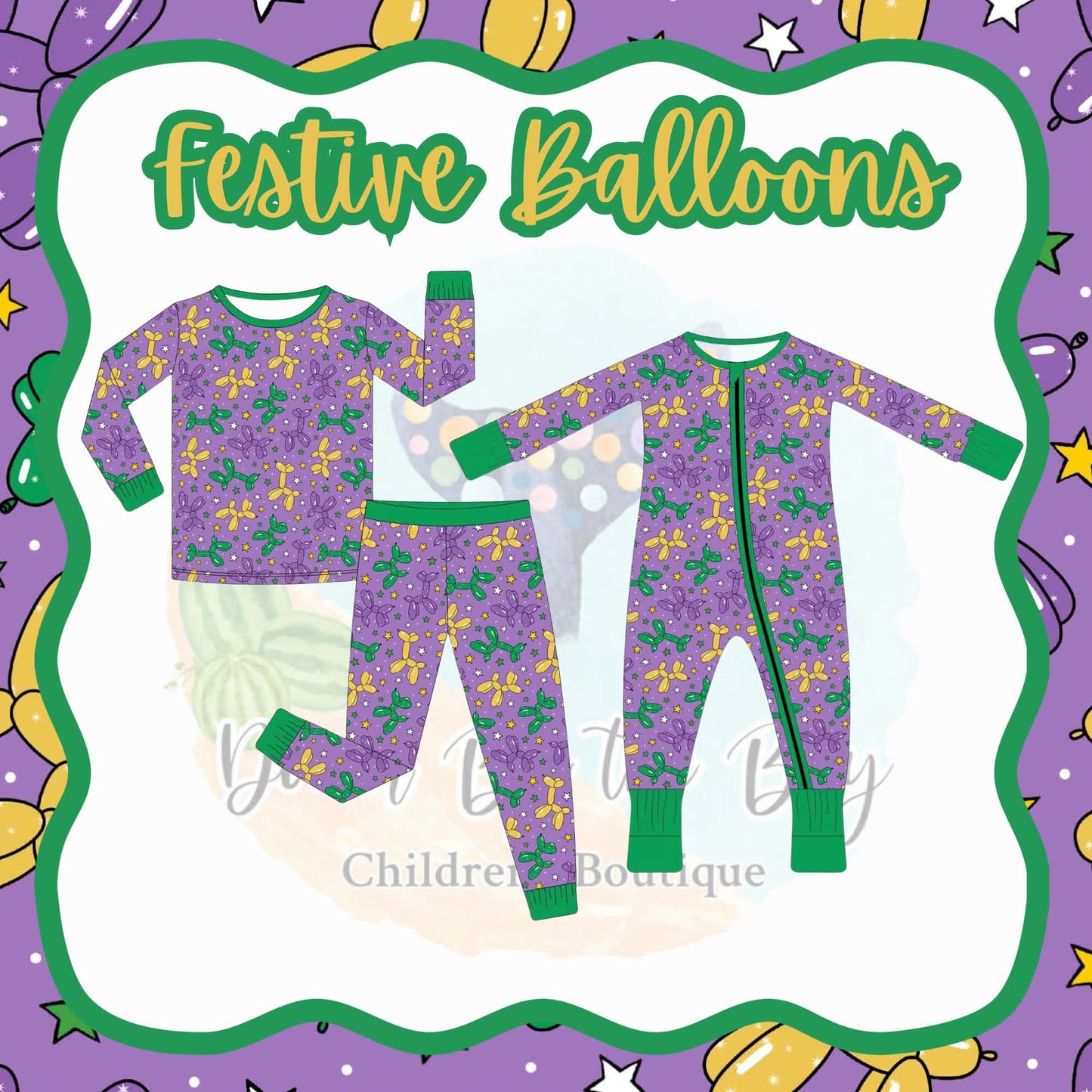 DBTB Bamboo Holiday Drop: Festive Balloons