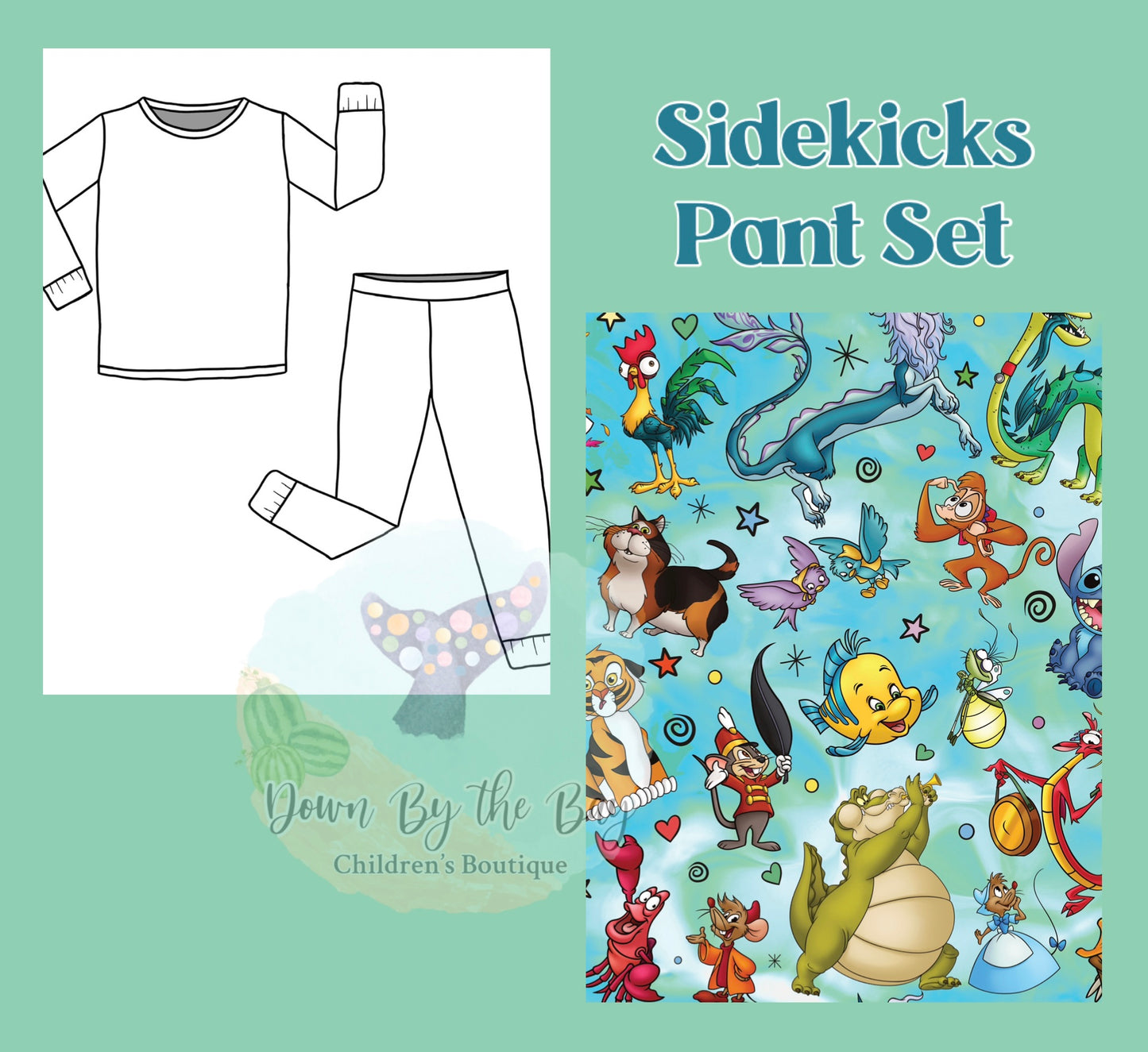 DBTB Bamboo 10K SALE: Sidekicks Pant Set