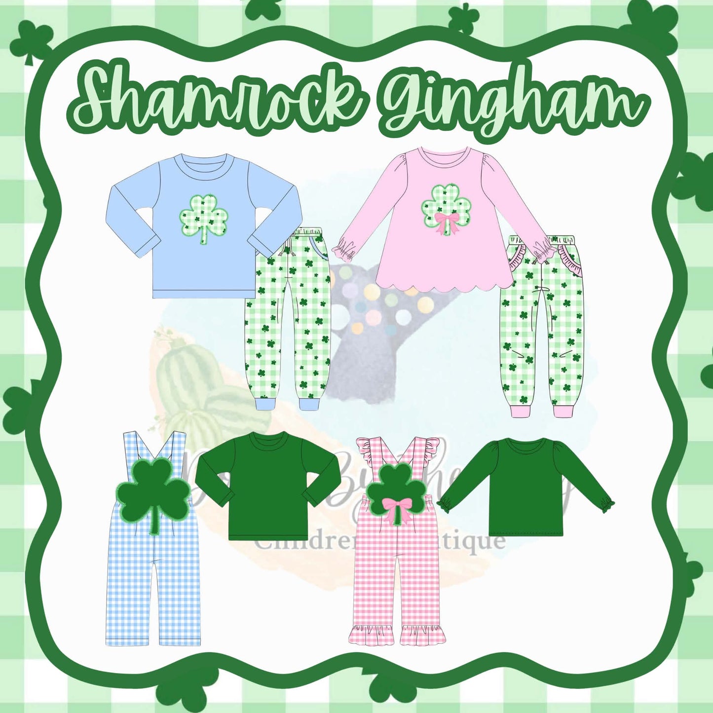 Winter Variety #4: Shamrock Gingham
