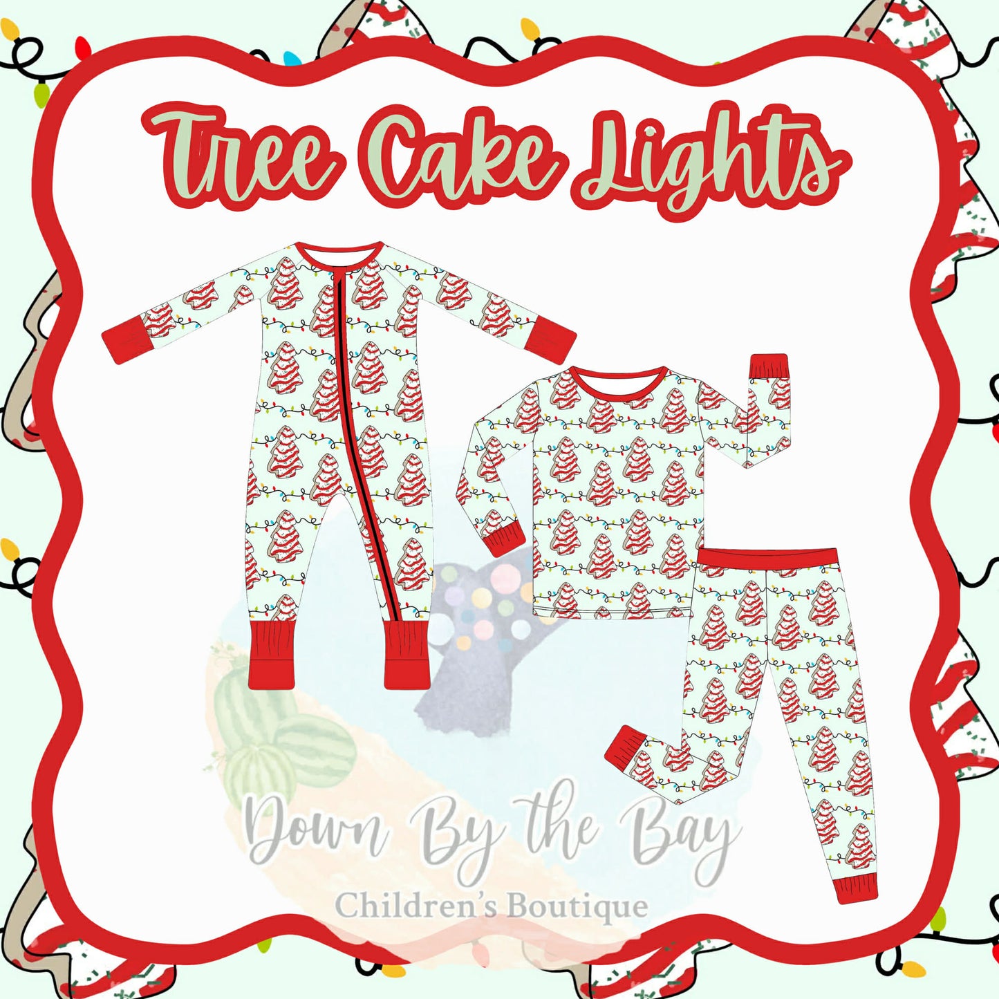 DBTB Bamboo Christmas Drop: Tree Cake Lights