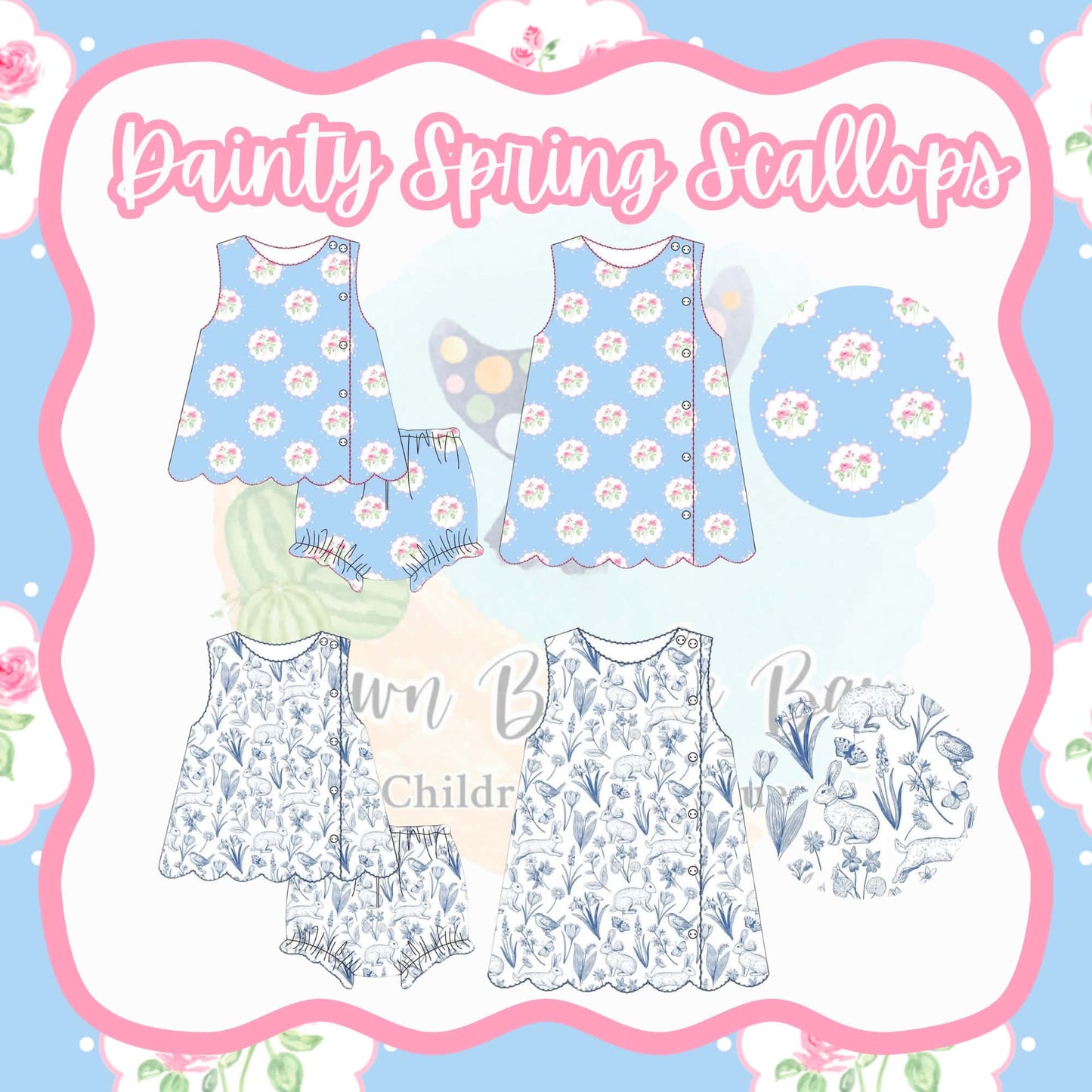 Winter Variety #5: Dainty Spring Scallops