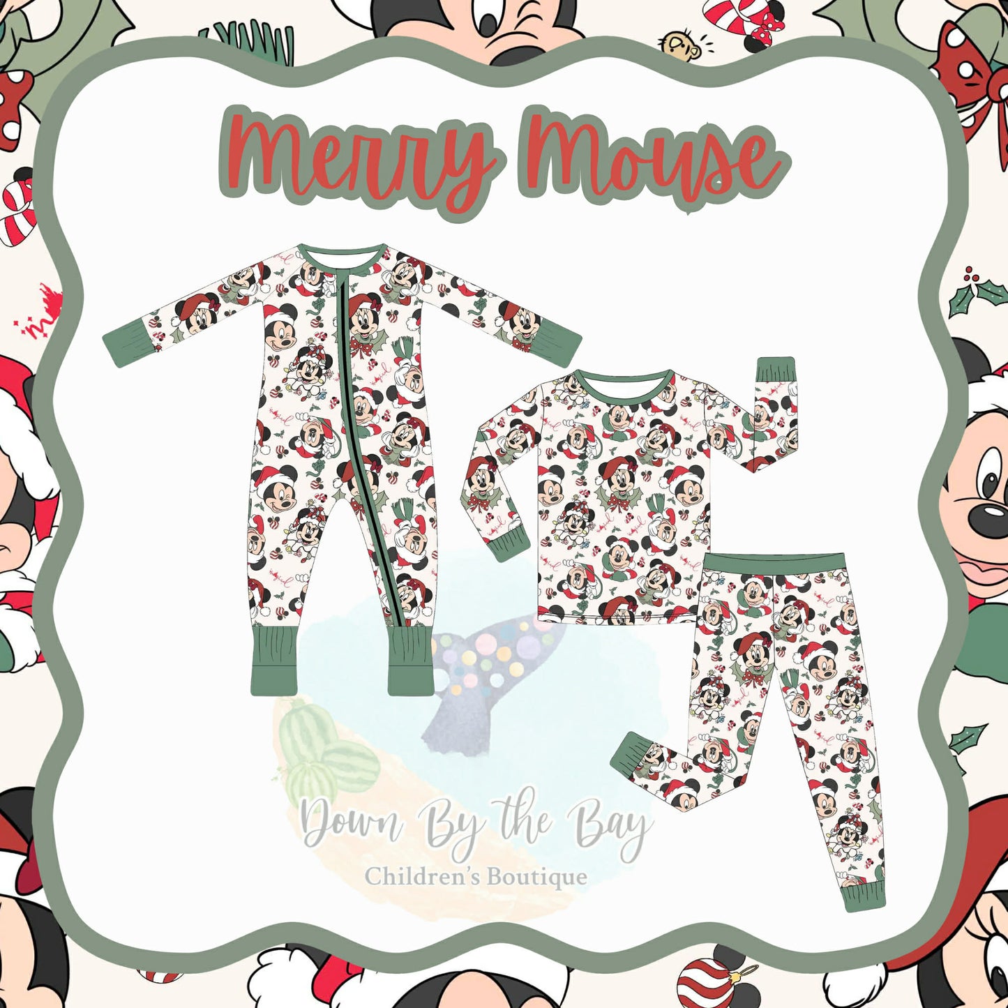 DBTB Bamboo Christmas Drop: Merry Mouse