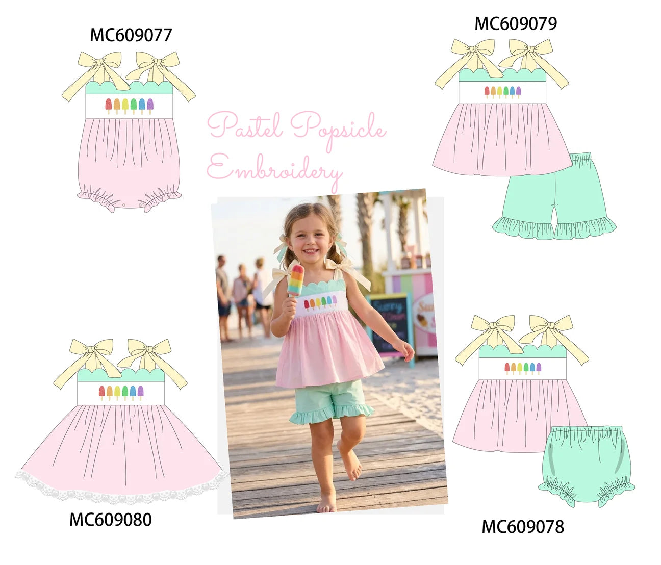 Labor Day SALE: Pastel Popsicles