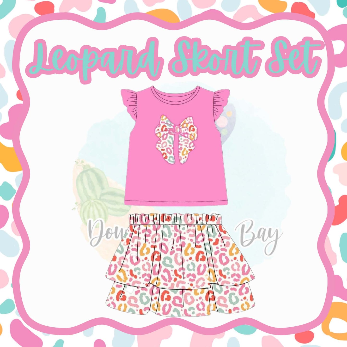 Winter Variety #5: Leopard Skort Set