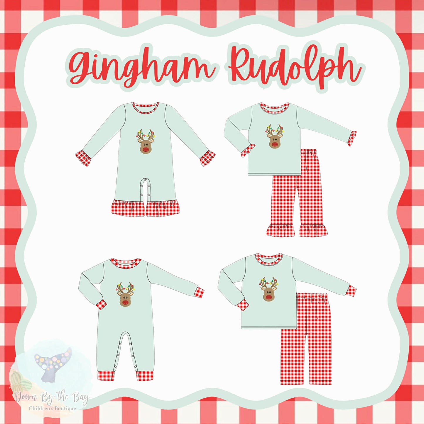 Fall Variety #2: Gingham Rudolph