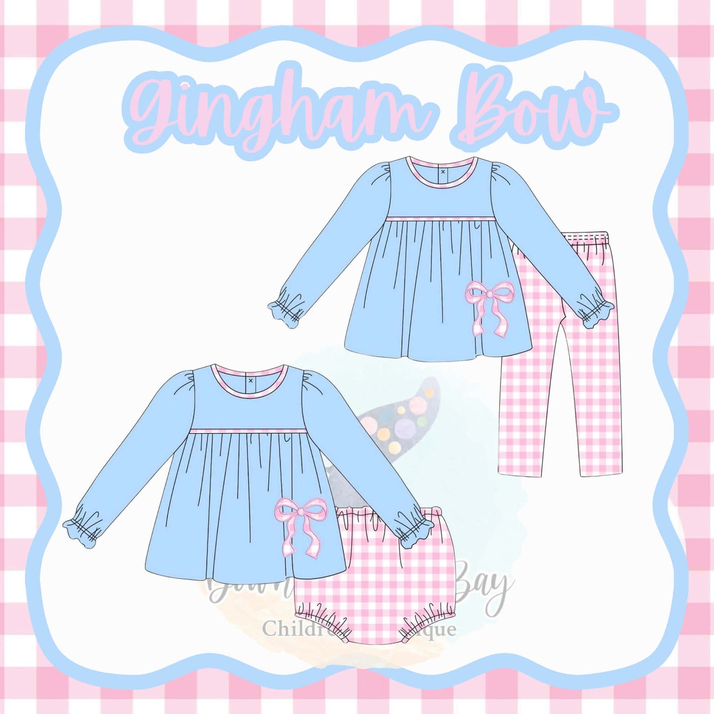 Winter Variety #4: Gingham Bow