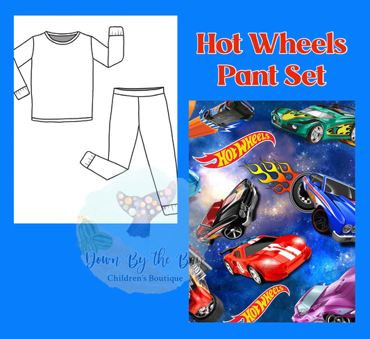 DBTB Bamboo 10K SALE: Hot Wheels Pant Set