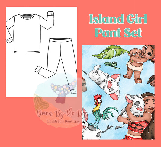 DBTB Bamboo 10K SALE: Island Girl Pant Set