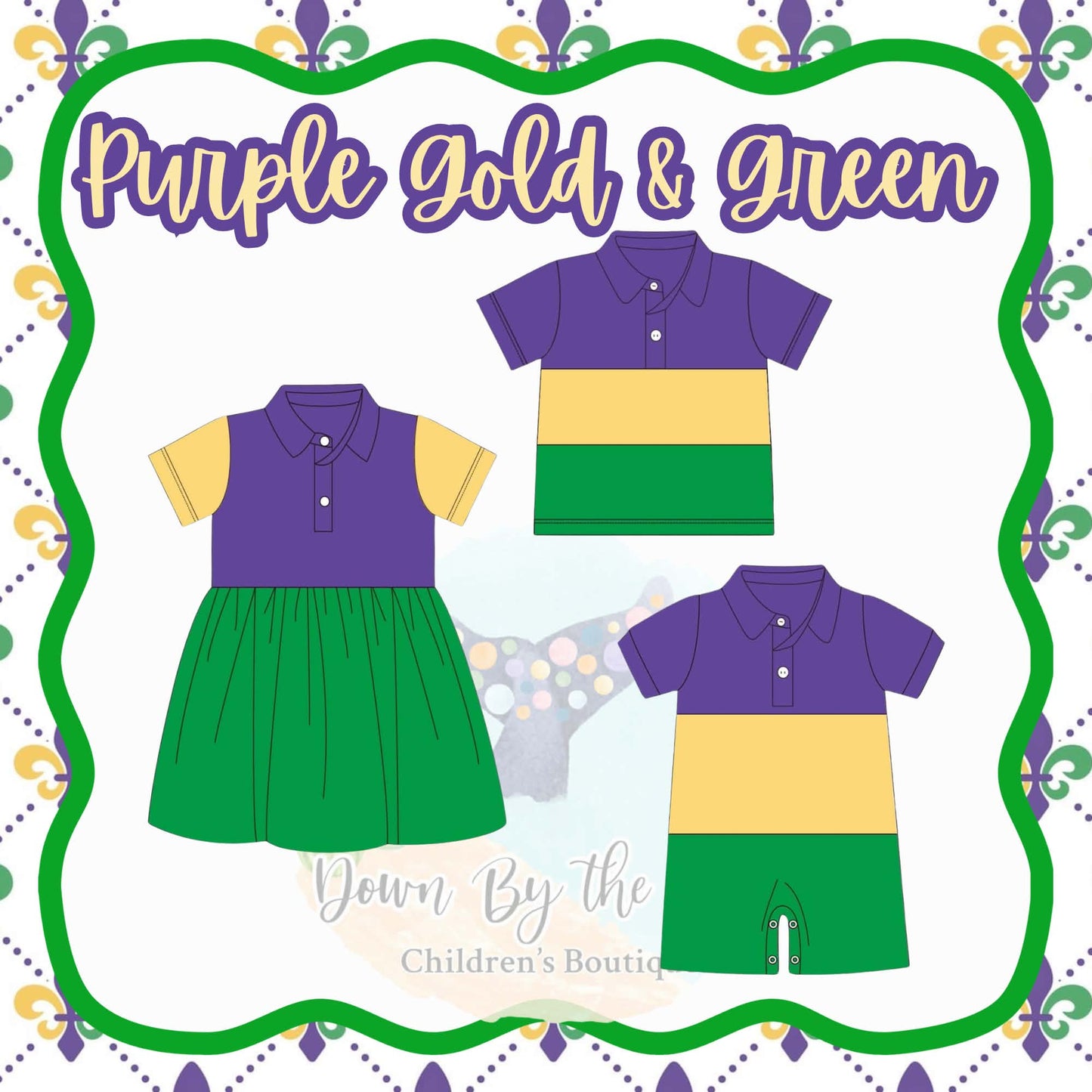 Winter Variety #4: Purple Gold & Green