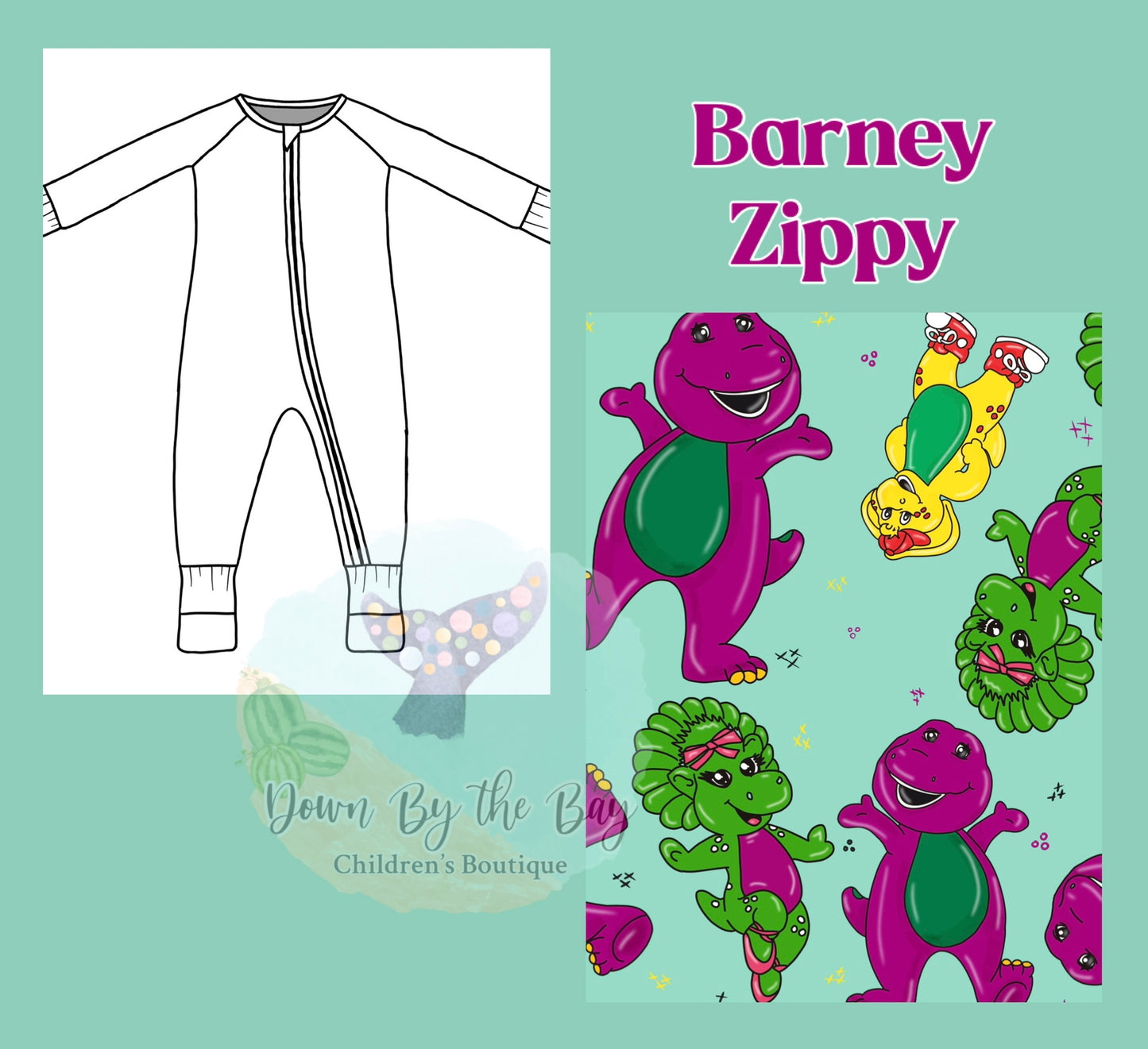 DBTB Bamboo 10K SALE: Barney Zippy