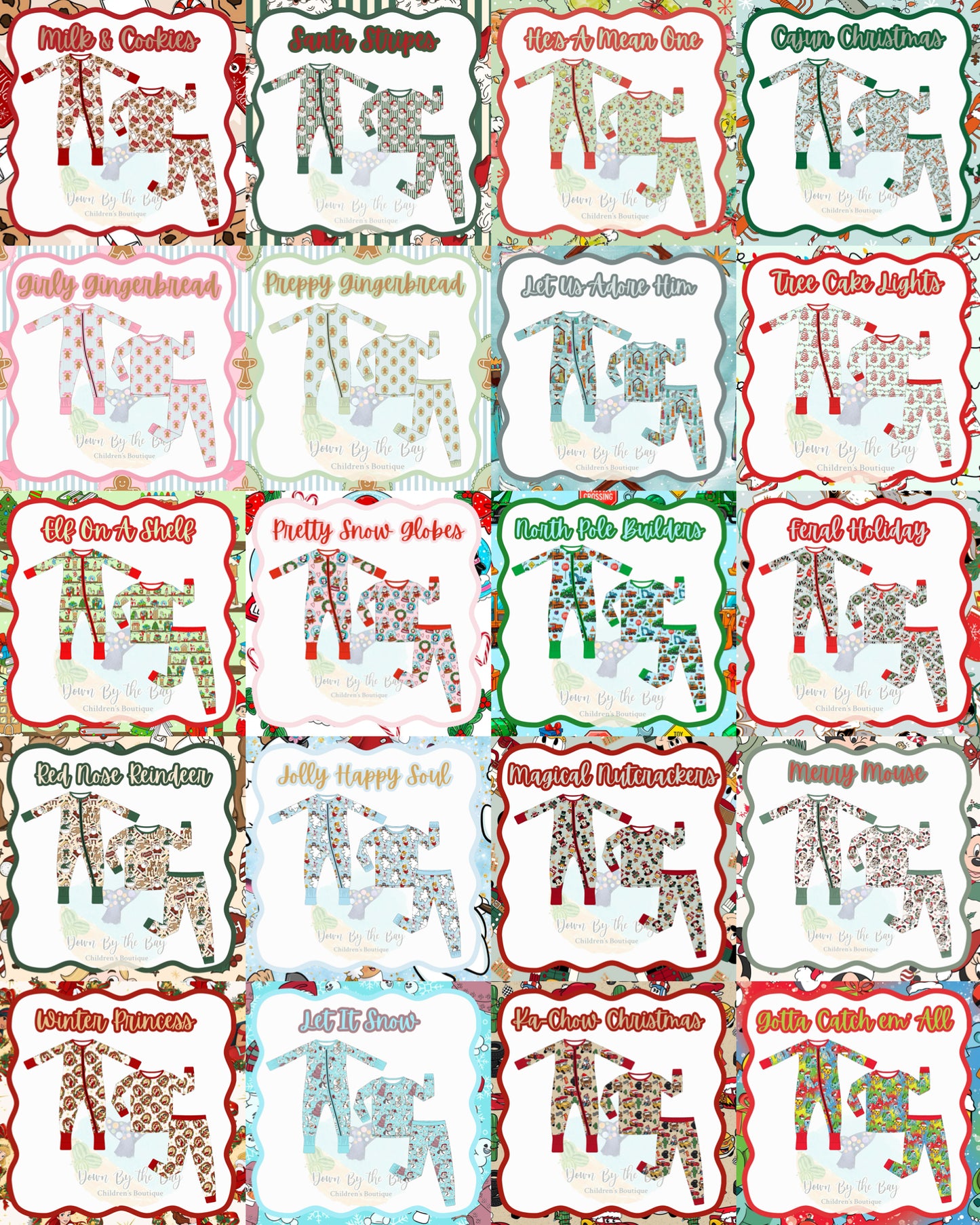 DBTB Bamboo Christmas Drop