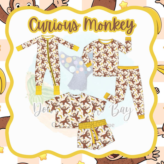 DBTB Bamboo Storytime Drop: Curious Monkey