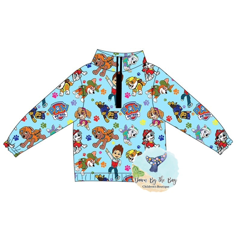 Plush Quarter Zip Jackets: 6M-5T
