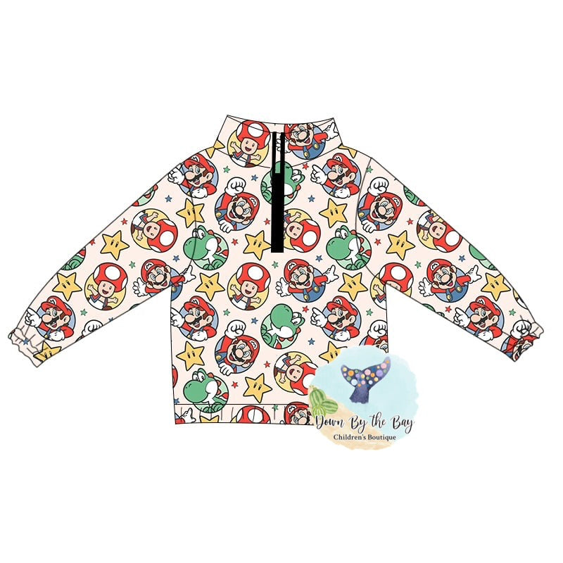 Plush Quarter Zip Jackets: 6M-5T