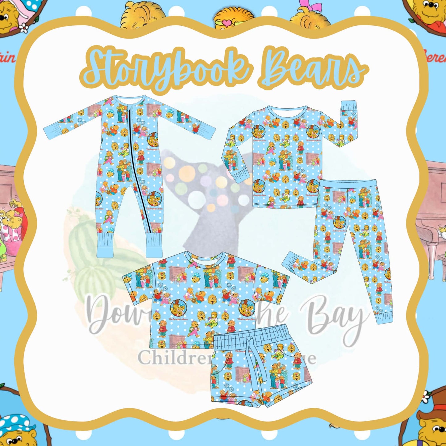 DBTB Bamboo Storytime Drop: Storybook Bears