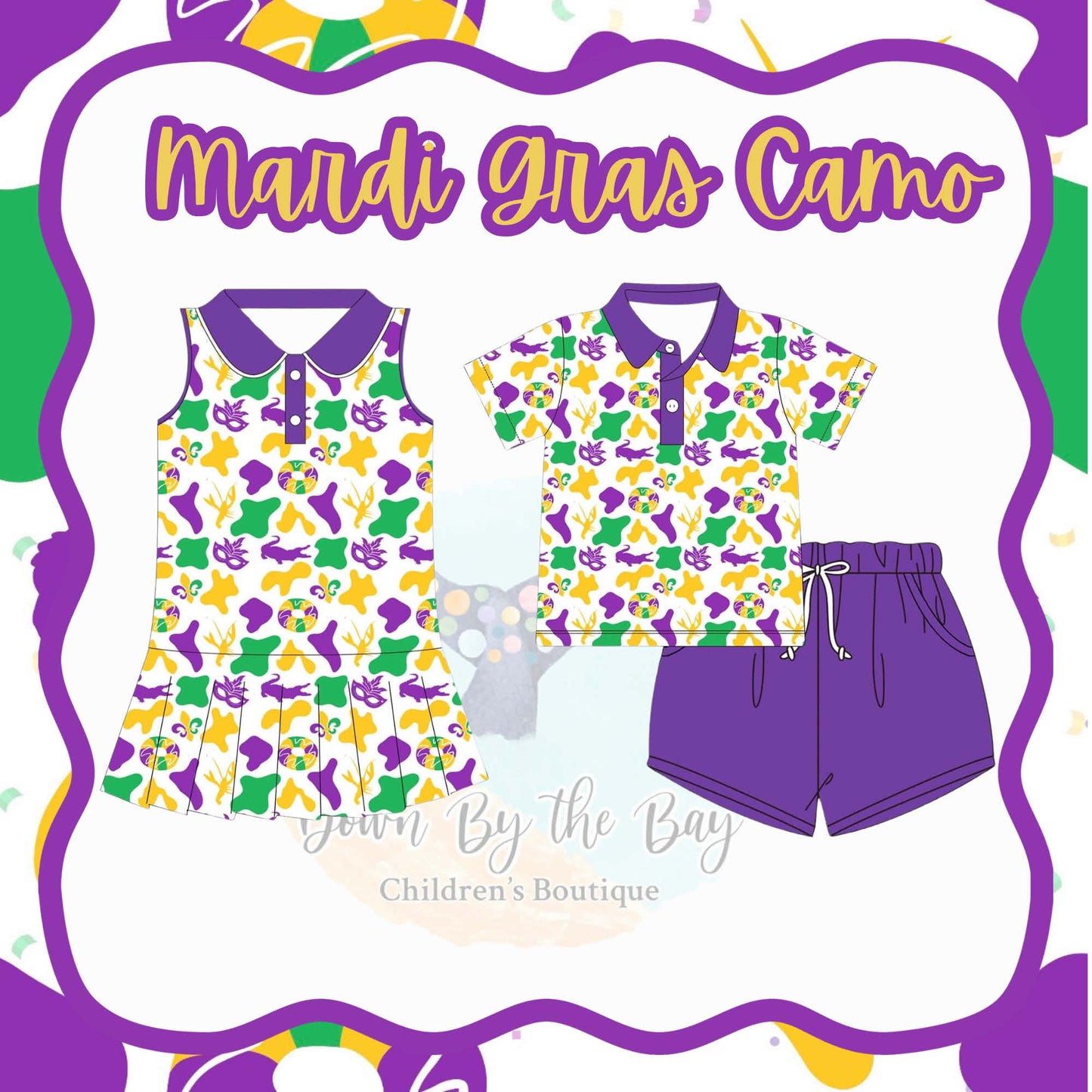 Winter Variety #4: Mardi Gras Camo