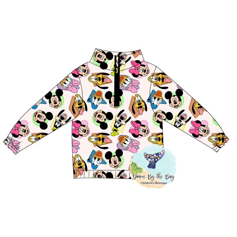 Plush Quarter Zip Jackets: 6M-5T