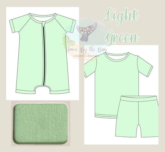 DBTB Bamboo Solids Drop: Light Green