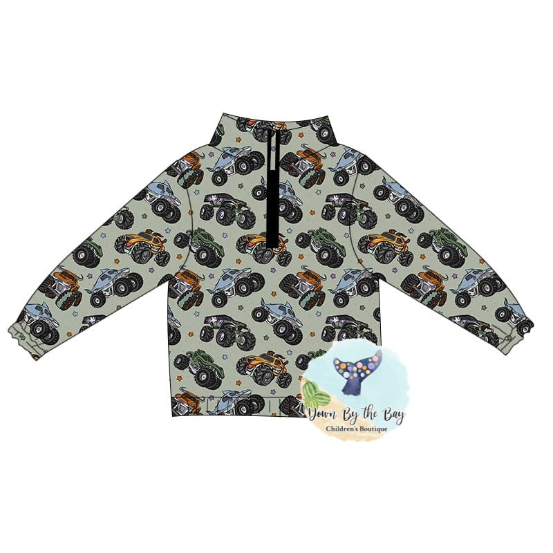 Plush Quarter Zip Jackets: 6M-5T