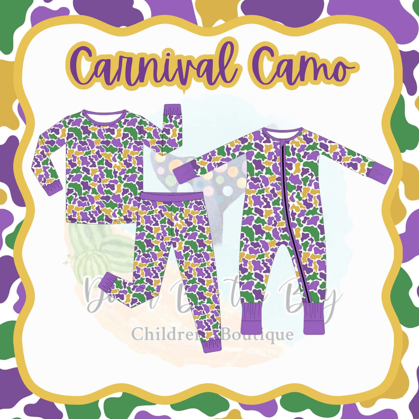 DBTB Bamboo Holiday Drop: Carnival Camo