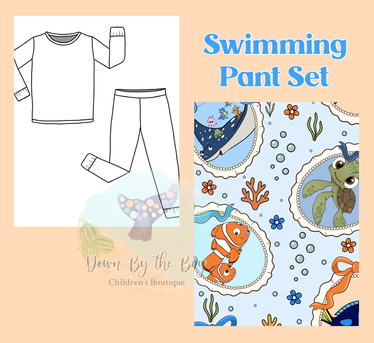 DBTB Bamboo 10K SALE: Swimming Pant Set