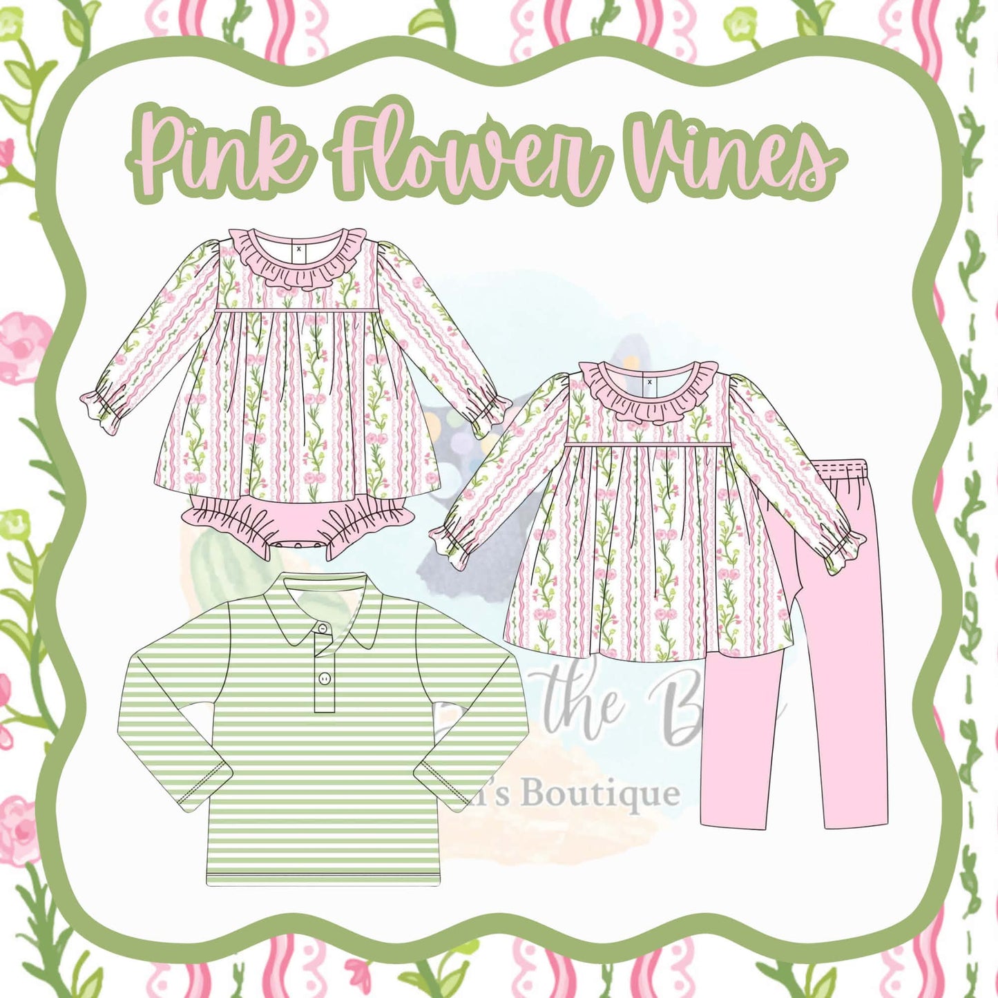 Winter Variety #5: Pink Flower Vines