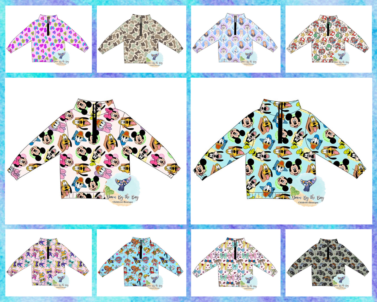 Plush Quarter Zip Jackets: 6M-5T