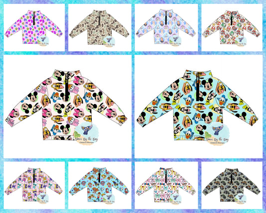 Plush Quarter Zip Jackets: 6M-5T