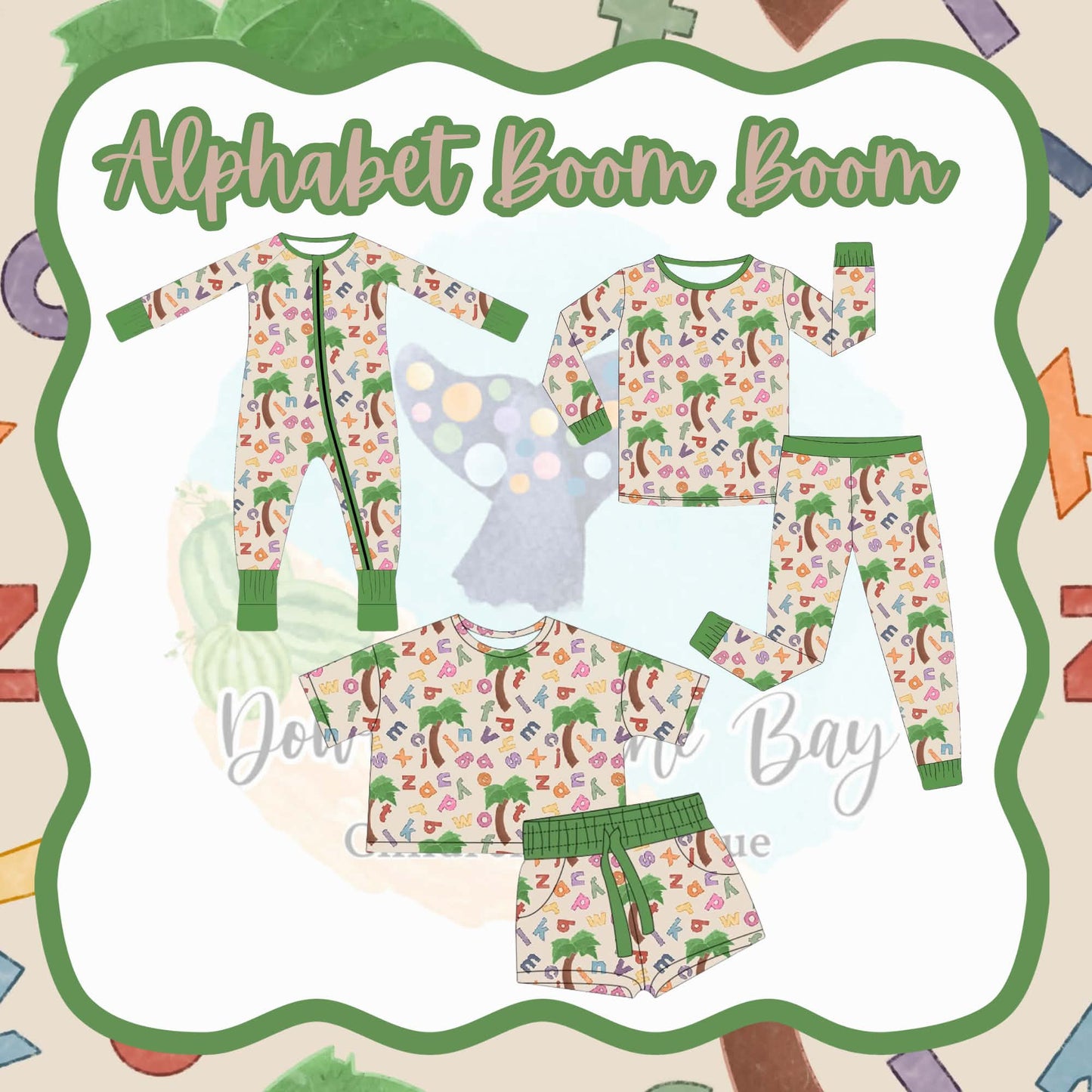 DBTB Bamboo Storytime Drop: Alphabet Boom Boom